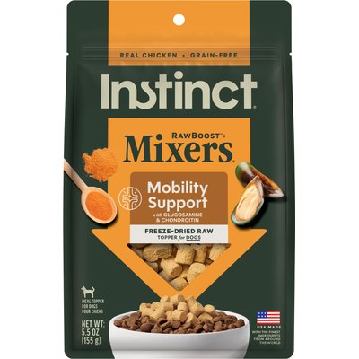 Instinct Instinct RawBoost Mixers Mobility Support Recipe Grain-Free Freeze-Dried Dog Food Topper, 5.5-oz bag