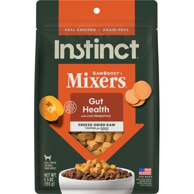 Instinct Instinct RawBoost Mixers Gut Health Recipe Grain-Free Freeze-Dried Dog Food Topper, 5.5-oz bag