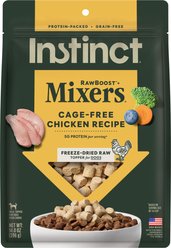 Instinct RawBoost Mixers Chicken Recipe Grain-Free Freeze-Dried Dog Food Topper, 14-oz bag