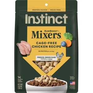 Instinct RawBoost Mixers Chicken Recipe Grain-Free Freeze-Dried Dog Food Topper, 14-oz bag