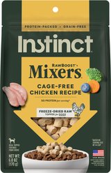 Instinct RawBoost Mixers Chicken Recipe Grain-Free Freeze-Dried Dog Food Topper, 6-oz bag