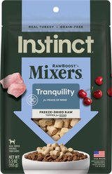 Instinct RawBoost Mixers Tranquility Recipe Grain-Free Freeze-Dried Dog Food Topper, 5.5-oz bag
