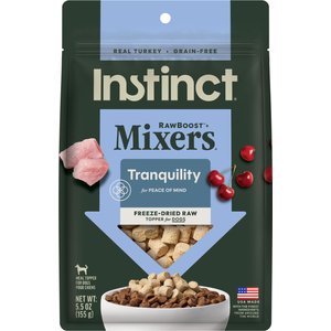 Instinct RawBoost Mixers Tranquility Recipe Grain-Free Freeze-Dried Dog Food Topper, 5.5-oz bag