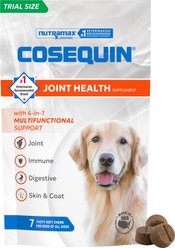 Nutramax Cosequin Joint Health with Multifunctional Support Soft Chews Supplement for Dogs, 7 count
