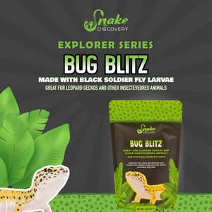 Snake Discovery Bug Blitz Leopard Gecko Food, 3-oz