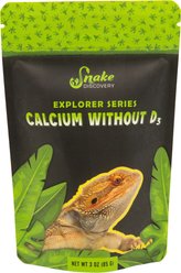 Snake Discovery Calcium without D3 Reptile Supplement, 3-oz