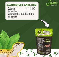 Snake Discovery Calcium with D3 Reptile Supplement, 3-oz slide 2 of 8