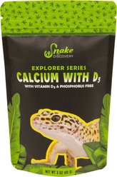 Snake Discovery Calcium with D3 Reptile Supplement, 3-oz