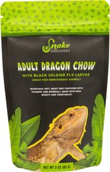 Snake Discovery Adult Bearded Dragon Chow Reptile Food, 3-oz