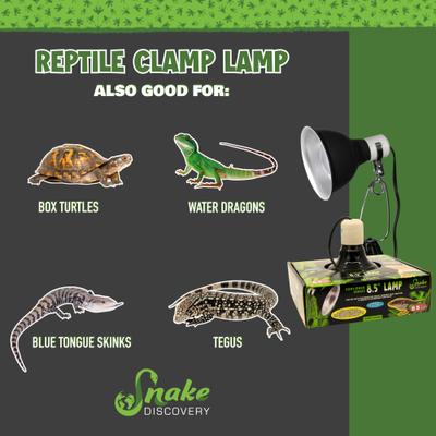 Show full view: Snake Discovery Reptile Clamp Lamp, Black, 8.5-in slide 7 of 9