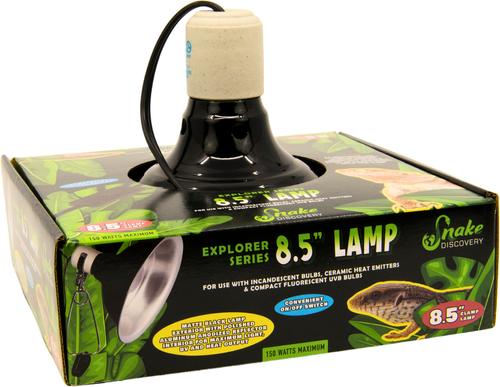 Show full view: Snake Discovery Reptile Clamp Lamp, Black, 8.5-in slide 3 of 9