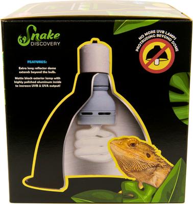 Show full view: Snake Discovery Deep Dome Reptile Lamp, Black, 8.5-in slide 2 of 9