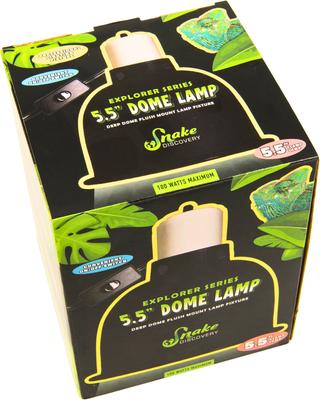 Show full view: Snake Discovery Deep Dome Reptile Lamp, Black, 5.5-in slide 2 of 9