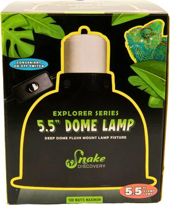 Show full view: Bearded Dragon Lighting Kit – Snake Discovery Dome Lamps, Basking Bulb & Heat Emitter + Arcadia T5 14% UVB Kit slide 2 of 9