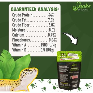 Snake Discovery Bug Blitz Leopard Gecko Food, 3-oz