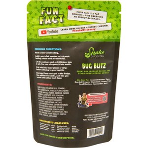 Snake Discovery Bug Blitz Leopard Gecko Food, 3-oz