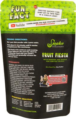 Show full view: Snake Discovery Fruit Fiesta Crested Gecko Food, 3-oz slide 2 of 7