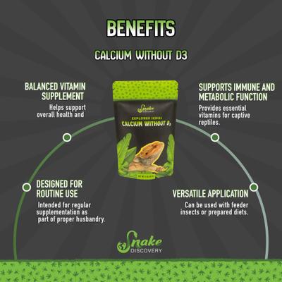 Show full view: Snake Discovery Calcium without D3 Reptile Supplement, 3-oz slide 5 of 8