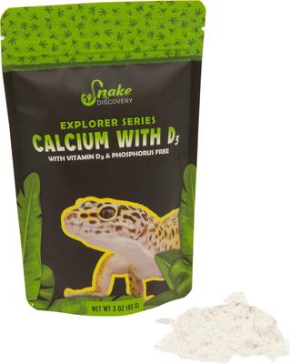 Show full view: Snake Discovery Calcium with D3 Reptile Supplement, 3-oz slide 3 of 8