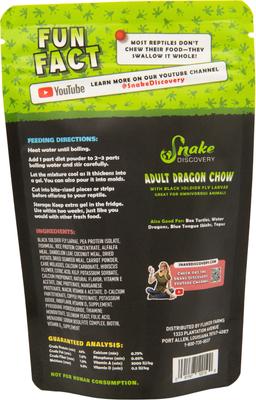 Show full view: Snake Discovery Adult Bearded Dragon Chow Reptile Food, 3-oz slide 2 of 7