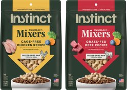 Instinct Raw Boost Mixers Beef Recipe + Chicken Recipe Freeze-Dried Dog Food Topper