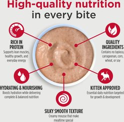 Nulo Silky Mousse Kitten Tuna & Duck Recipe in Broth Wet Cat Food, 1.75-oz pouch, case of 12 slide 2 of 8
