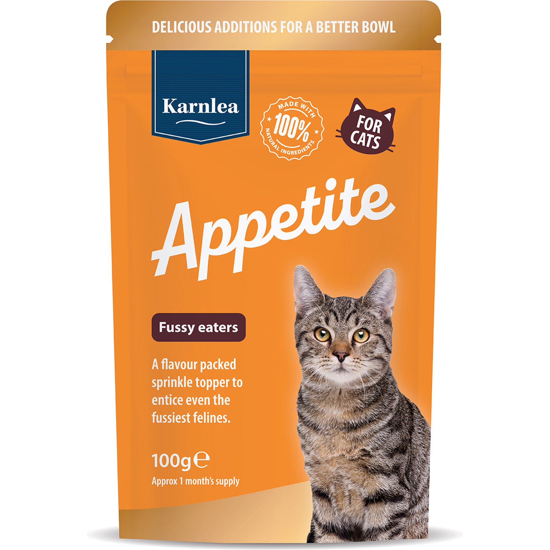 Karnlea Appetite Powder Calming Supplement for Cats, 3.5-oz pouch