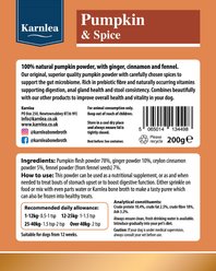 Karnlea Pumpkin & Spice Flavored Powder Supplement for Dogs, 7-oz tub slide 2 of 7