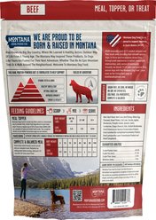 Montana Dog Food Co Beef Recipe Grain-Free Freeze-Dried Dog Food, 16-oz bag slide 2 of 2