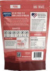 Montana Dog Food Co Grain-Free Pork Tenderloin Freeze-Dried Dog Treats, 3-oz bag slide 2 of 2