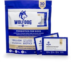 WolfDog Probiotics Digestive Aid Powder Supplement for Dogs, 30 count slide 2 of 4