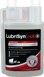 LubriSynHA Plus Hip & Joint Support Liquid Livestock Farm Animal Supplement, 32-fl oz bottle