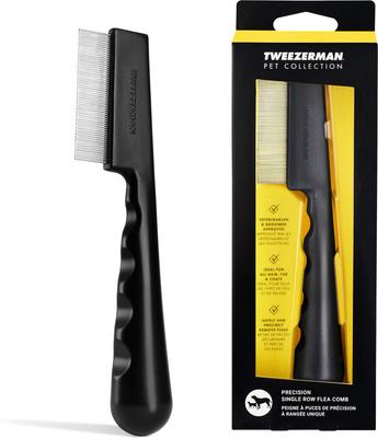 Tweezerman Precision Single Row Flea Comb for Dogs