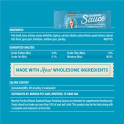 Merrick Purrfect Bistro Seafood Bisque with Lobster Finishing Sauce Lickable Cat Treats, 0.24-oz tube, 7 count slide 2 of 7