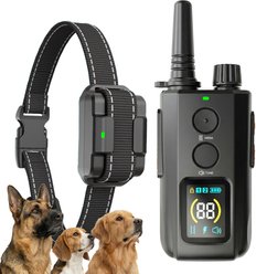 Furvii K7 Precision Static Fast Rechargeable IPX7 Waterproof Dog Remote Training Collar, Black slide 1 of 9