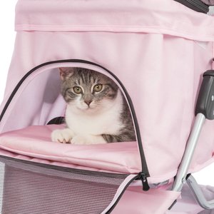 TRIXIE Foldable Cat & Dog Stroller, Pink - Chewy.com
