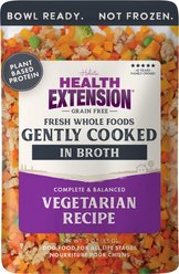 Health Extension Gently Cooked Grain-Free Vegetarian Recipe Wet Dog Food, 3-oz pouch, 10 count