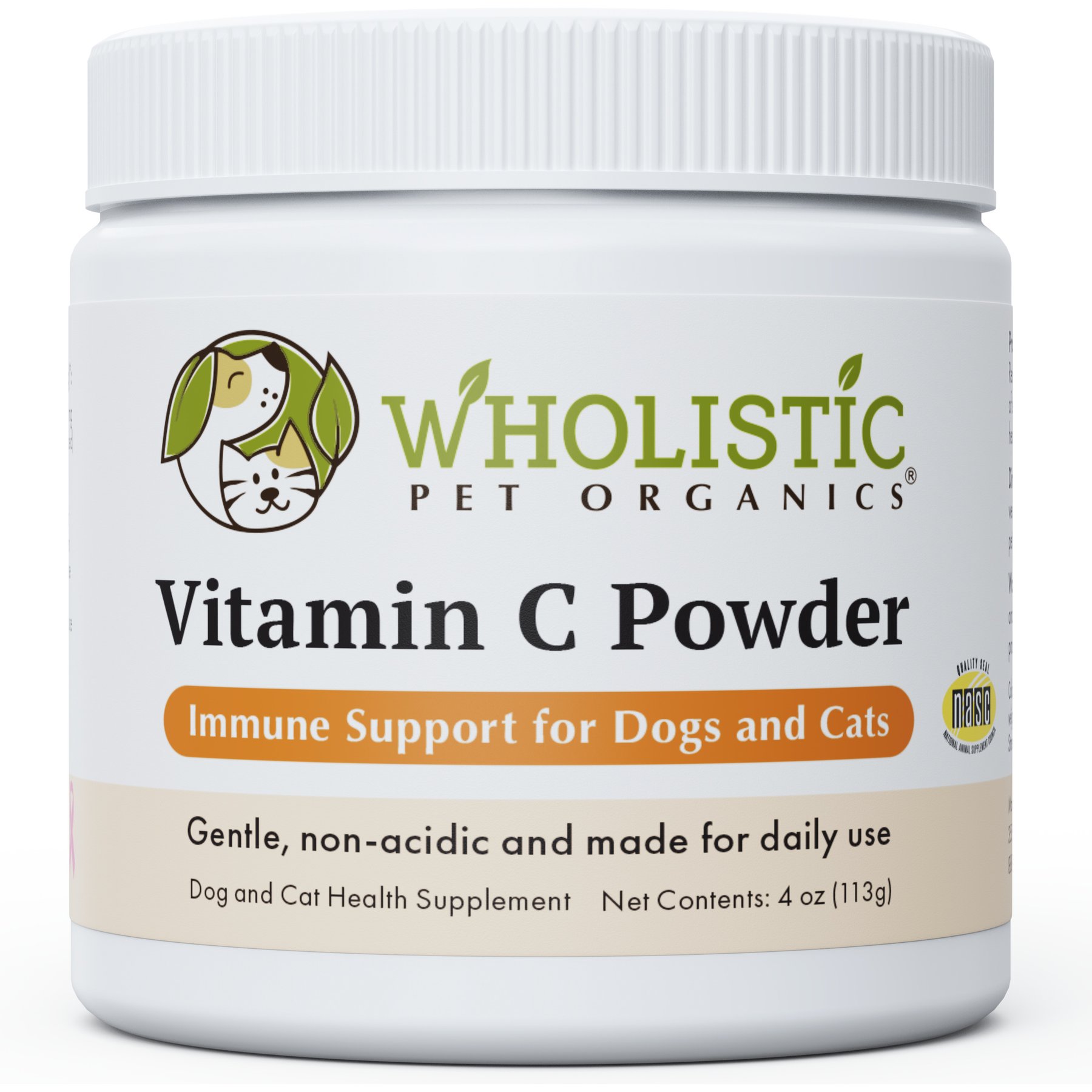 Wholistic Pet Organics Pure Estrer-C Immune Boost Dog & Cat, 4-oz jar