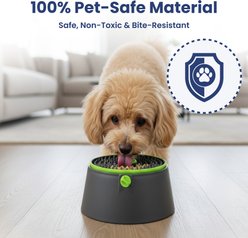 PawsPik 3-in-1 Multi-Purpose Treat, Feed & Lick Station Dog Feeder, Black, Small slide 2 of 9
