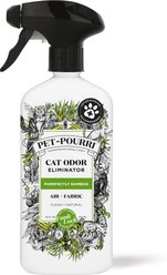 Pet-Pourri Purrfectly Bamboo Cat Odor Eliminator, White, 16-fl oz bottle