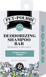 Pet-Pourri Pawsitively Fresh Dog Shampoo Bar, White, 5-oz bar