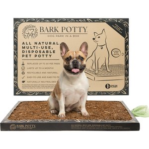 Bark Potty Natural Disposable Dog Potty Pad, 20x30-in