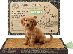 Bark Potty Natural Disposable Dog & Cat Potty Pad, Unscented, 16 x 24-in slide 1 of 7