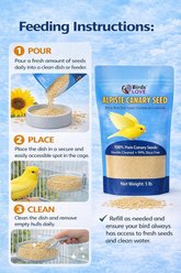 Birds LOVE Alpiste Canary Seed Non-GMO Double Cleaned Bird Food, 5-lb bag slide 2 of 9