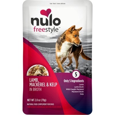 Nulo Nulo FreeStyle Lamb, Mackerel, & Kelp in Broth Dog Food Topper, 2.8-oz, case of 24