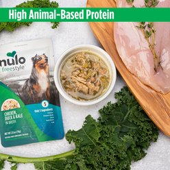 Nulo FreeStyle Chicken, Duck, & Kale in Broth Dog Food Topper, 2.8-oz, case of 24 slide 2 of 8