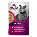 Nulo Freestyle Silky Mousse Beef & Sardine Recipe Grain-Free Wet Cat Food, 2.8-oz, case of 24