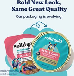 Solid Gold Skin & Coat Support Chicken & Salmon Wet Dog Food, 3.5-oz cup, case of 6 slide 2 of 8