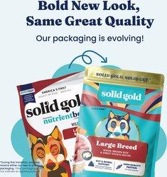 Solid Gold NutrientBoost Bison & Brown Rice Large Breed Gut Health Whole Grain Dry Dog Food, 22-lb bag slide 2 of 8