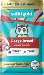 Solid Gold NutrientBoost Bison & Brown Rice Large Breed Gut Health Whole Grain Dry Dog Food, 22-lb bag